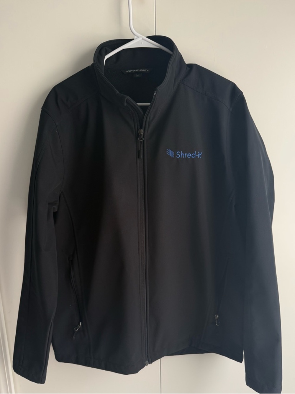 Port Authority Black Softshell Jacket with Shred-it Logo 🤙🏻